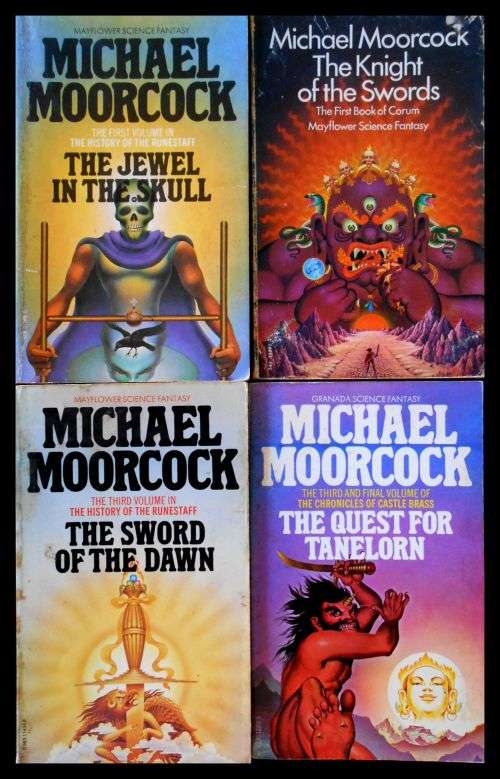 MICHAEL MOORCOCK - 4X Vintage GRANADA Paperbacks - R100 for the Lot - SALE*****
