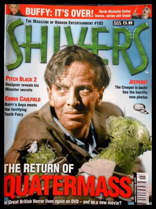 SHIVERS - The Magazine of Horror Entertainment - ISSUE 103 - Magazine in Very Good Condition*