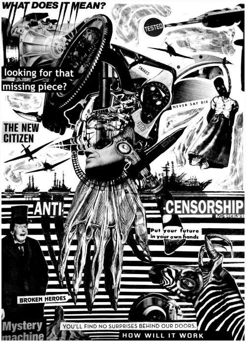The Philosopher`s Panic Parade by Conceptual Surrealist Artist Ras Steyn (MFA) - SINGLE EDITION 1/1