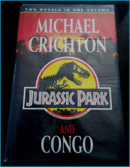 MICHAEL CRICHTON OMNIBUS: Jurassic Park and Congo - TEDSMART BOOKS - 1993 - Good Hardback*