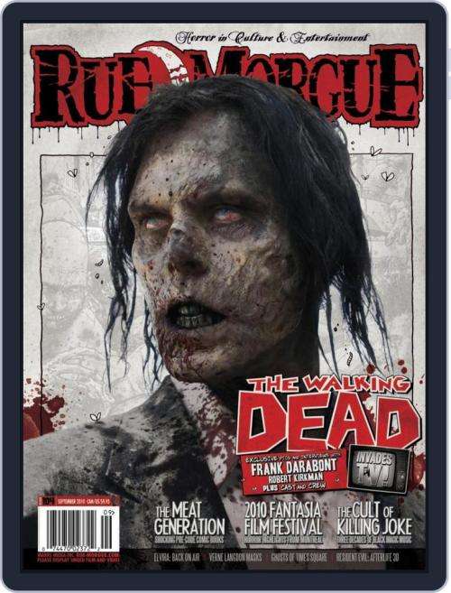 RUE mORGUE - Horror in Culture and Entertainment - September 2010 - ISSUE 104 CONDITION: VG+