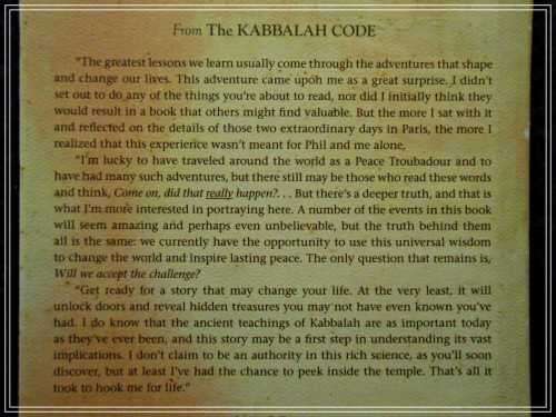 The Kabbalah Code: A True Adventure by James Twyman - First Edition and 1st Impression Hardcover