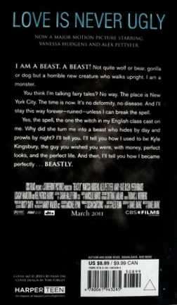 BEASTLY by ALEX FLINN - HARPER TEEN - 2009 - Softcover - UNREAD Near NEW Condition*