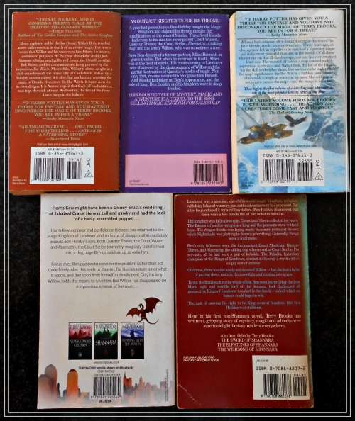 TERRY BROOKS - Five Terry Brooks Paperbacks - All Five Books for ONLY R95-00 (BULK SALE)