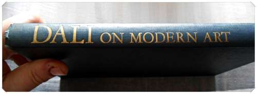 DALI - On Modern Art - Large Hardback - VISION PRESS - Very Good Condition - (No Dustjacket)