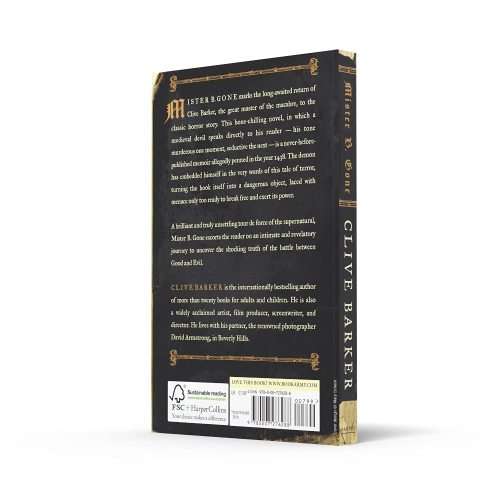 Mister B. Gone by CLIVE BARKER - First UK Edition - Hardback with DW - HarperVoyager - SALE*