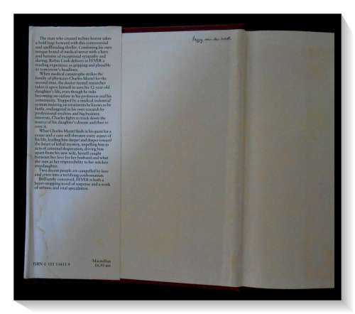 ROBIN COOK - Fever - First British Edition - Macmillan - 1982 - Large Hardback with Dust-jacket*