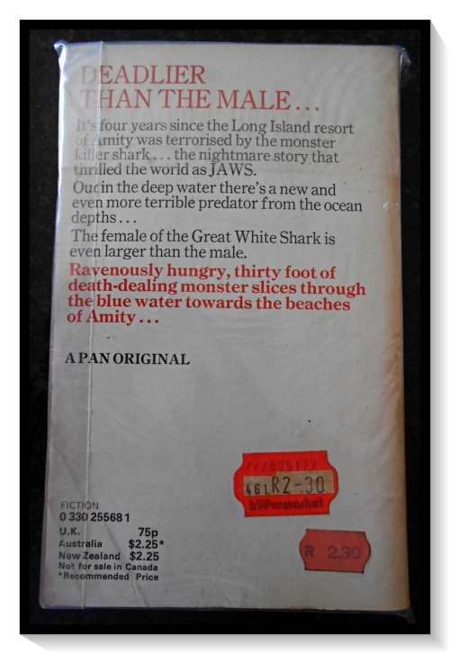 JAWS 2 A Novel by HANK SEARLS - Paperback Collectible - A PAN Book - In Good Condition See PICS