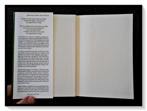 D - Day by Sir Martin Gilbert - Hardcover - 2004 - First Ed. 2nd Printing - In Very Good Condition*