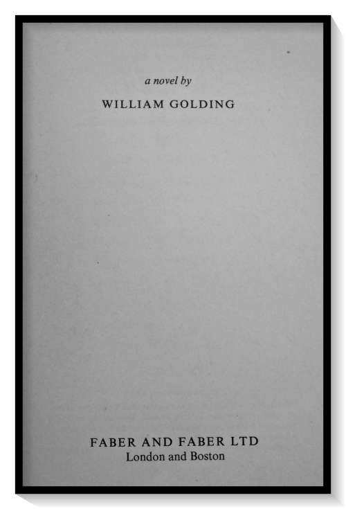 WILLIAM GOLDING: Lord of the Flies - FABER Publishing - 1978 - In VG Condition*