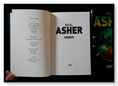 NEAL ASHER - Orbus - Hardcover - First Edition, 1st Printing - TOR Publishers 2008 - VG+
