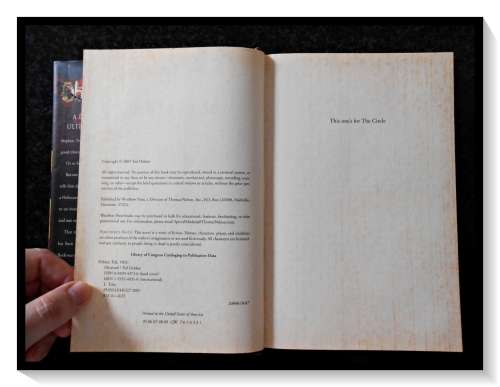 TED DEKKER: Obsessed - First Edition, 1st Print, 2005, Westbow Press - VG Condition See Pics.