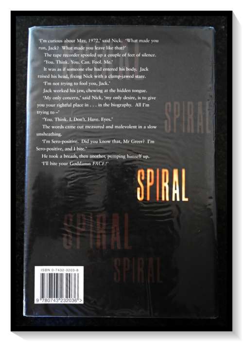 Joseph Geary - Spiral - Hardcover - First UK Edition 2003 - Simon & Schuster - Very Good Cond.