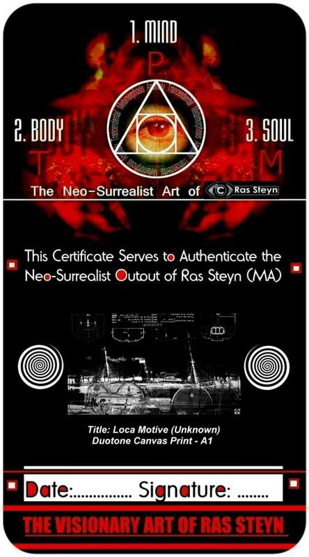LOCA MOTIVE Unknown (Steel Monstrosities Series No.2) - Ltd. Ed. 1 of 3 - by Artist Ras Steyn (MFA)