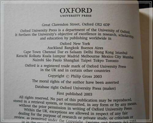 Philip Gross: The Lastling, First Edition Hardcover, 1st Print, Oxford University Press 2003 HORROR