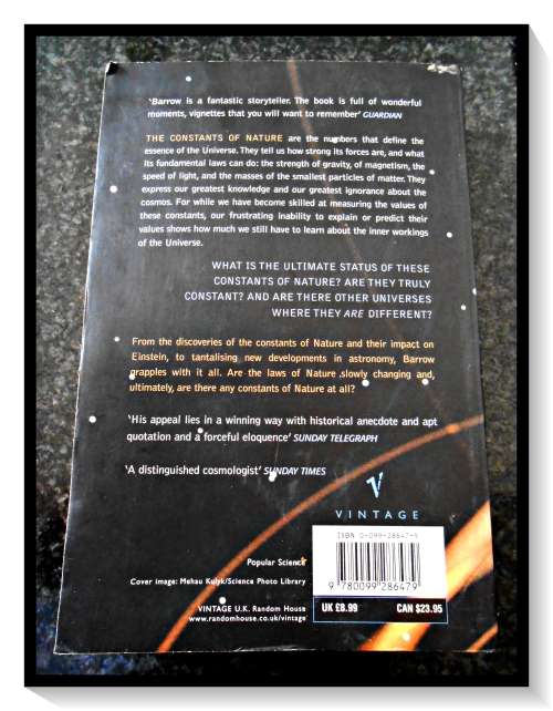 The Constants of Nature by JOHN D. BARROW - Softcover - Condition: Very Good*