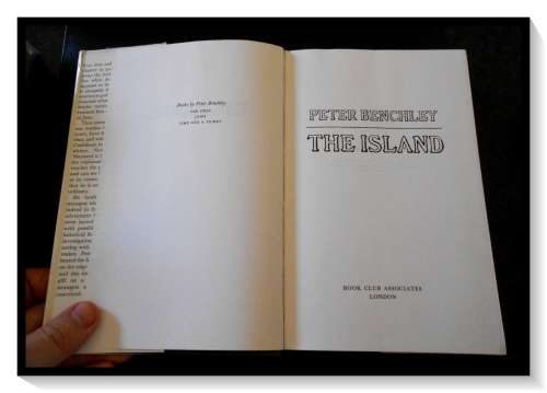 PETER BENCHLEY , The Island - Hardcover - BCA: LONDON - 1979 - Very Good Condition*