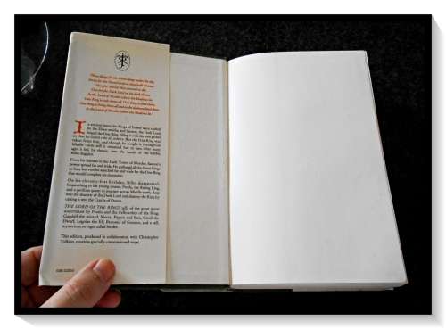 J.R.R. TOLKIEN: The Lord of the Rings (One Volume Edition), Hardcover, HarperCollins, 1994