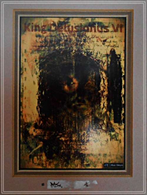 Triptych: Night Cherub, King Delusionus & Mr. Face Off - This is the only signed edition 280mmX480mm