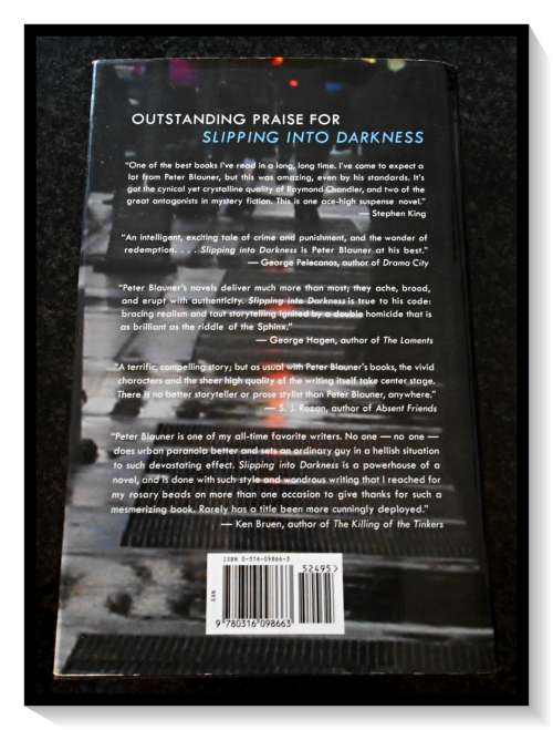 PETER BLAUNER - Slipping into Darkness - First Edition + 1st Print - 2006 - Little Brown Ltd. USA