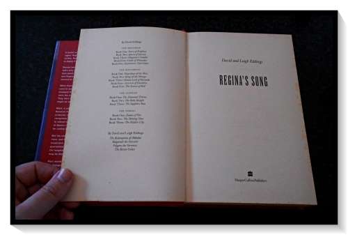 Regina`s Song by David & L. Eddings - First Edition + 1st Print 2002 - HarperCollins, Large Hardover