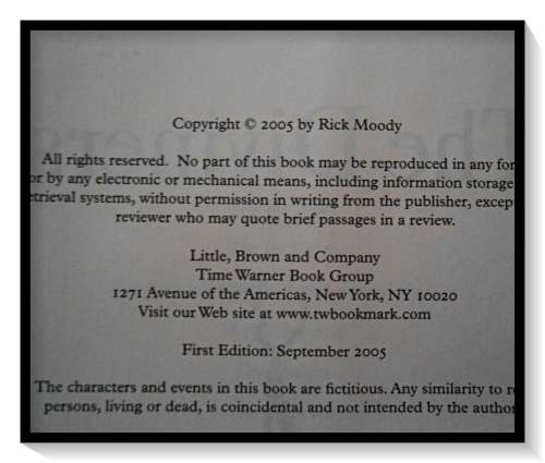 The Diviners by RICK MOODY - Large Hardcover - First Edition, September 2005 - VG+ Condition*