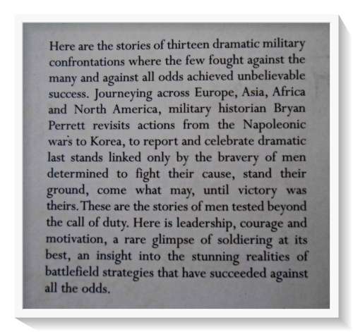Against All Odds by Bryan Perrett - Dramatic Last Stands - Cassell Military Paperbacks VG Condition*