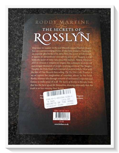 The Secret of Rosslyn by RODDY MARTINE - 2006 - BIRLIN LTD. Large Softcover - Like New