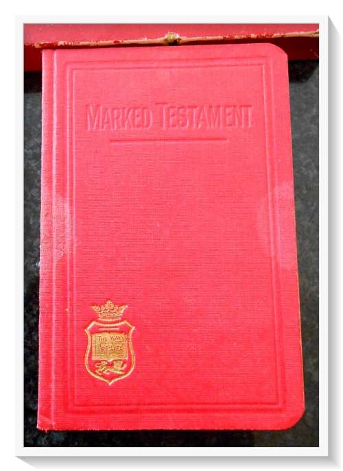 MARKED TESTAMENT - OLD HARDCOVER - 1914-1918 - MM - HENRY FROWDE: LONDON