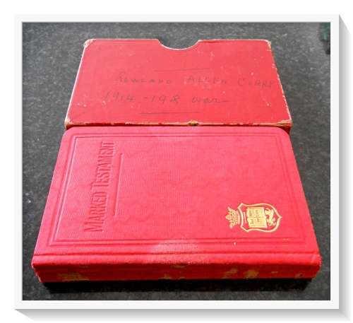 MARKED TESTAMENT - OLD HARDCOVER - 1914-1918 - MM - HENRY FROWDE: LONDON