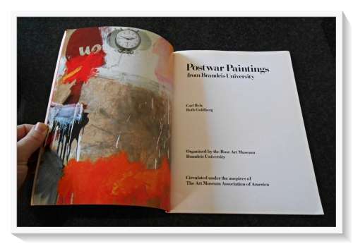 Post-War Paintings - From Brandeis University - Large Format Softcover - Condition: Very Good*
