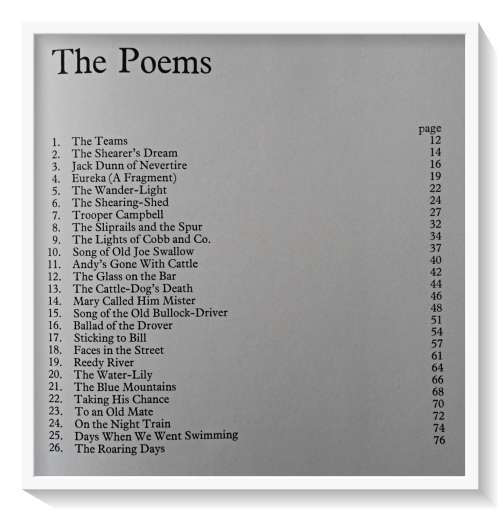Poems of Henry Lawson: Selected by Walter Stone - Art by Pro Hart - Hardcover 1974