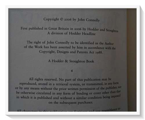 The Book of Lost Things by JOHN CONNNOLY - First UK Edition Hardcover - 4th Impression - A Beauty*