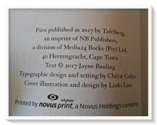 New Keepers by JAYNE BAULING - Paperback - 2017 - Tafelberg - B+ Condition*