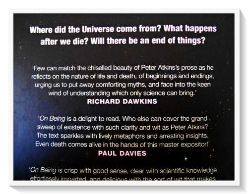 On Being: The Questions of Existence by PETER ATKINS - Hardcover - Oxford University Press : B+