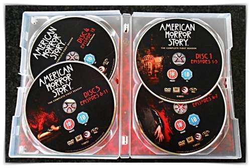 American Horror Story: The Complete First Season - 4 Discs - DVD - Condition: Like New*