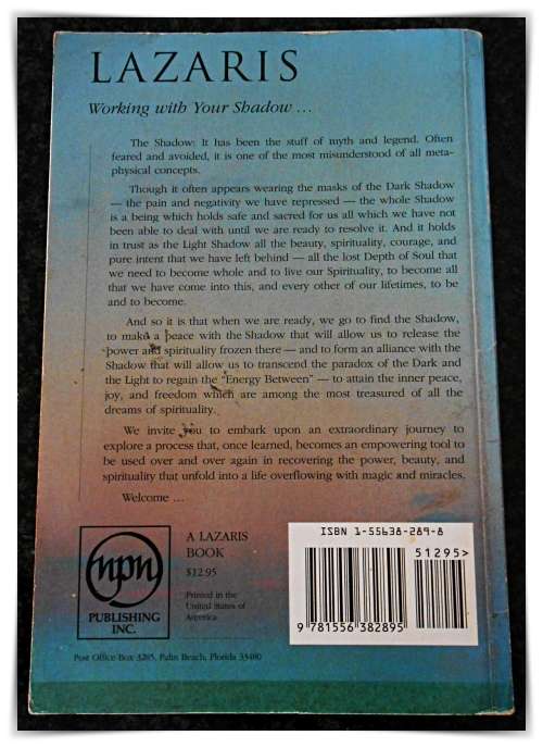 LAZARIS: Working with your Shadow - An Imperrative on the Spiritual Path - Softcover - Good Cond. B