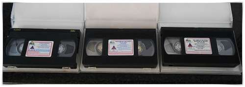 LORD OF THE RINGS TRILOGY - Part 1 - Part 3 - VHS - Video Cassettes + Boxes in VERY GOOD Condition*