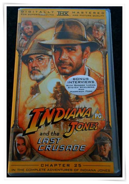 Indiana Jones and the Last Crusade - VHS - Vintage Video - Item in VG Condition*