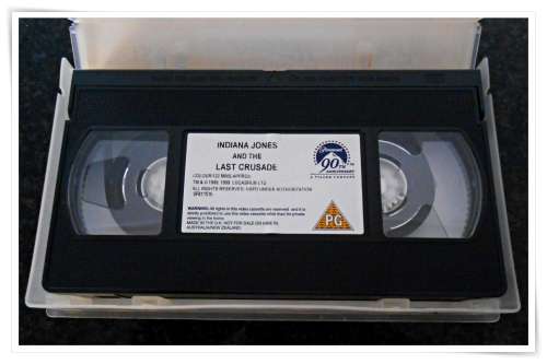 Indiana Jones and the Last Crusade - VHS - Vintage Video - Item in VG Condition*