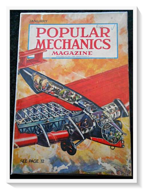 POPULAR MECHANICS:  January 1933 - 90 YEARS OLD - Condition: Very Good: See my photos*****