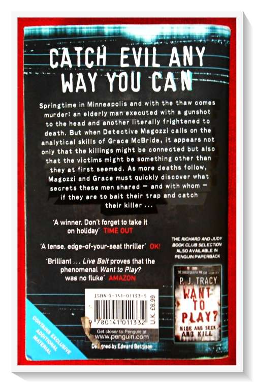 Live Bait by P.J. TRACY - A Penguin Paperback - CONDITION: B+ (Very Good)