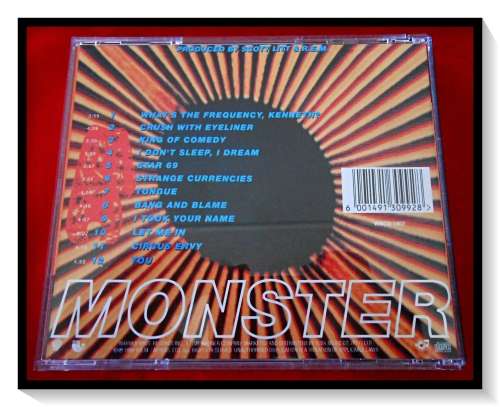 R.E.M - Album: Monster - 1994 - TUSK Records - Booklet & Cover in Very Good Condition*