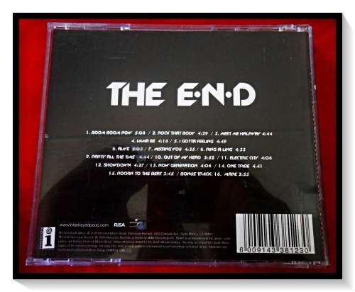Black Eyed Peas: The End - RISA - 2009 - Both Disc & Booklet in Very Good Condition*