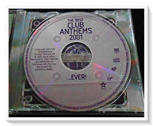 Dance: The Best Club Anthems 2001 - VIRGIN Records SA - Booklet & Disc in Excellent Condition*