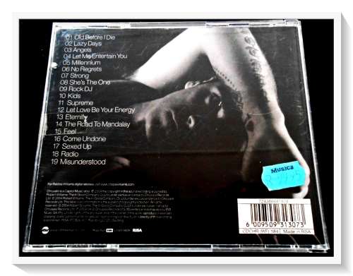 POP: Robbie Williams - The Greatest Hits - Disc & Booklet in Excellent Condition*