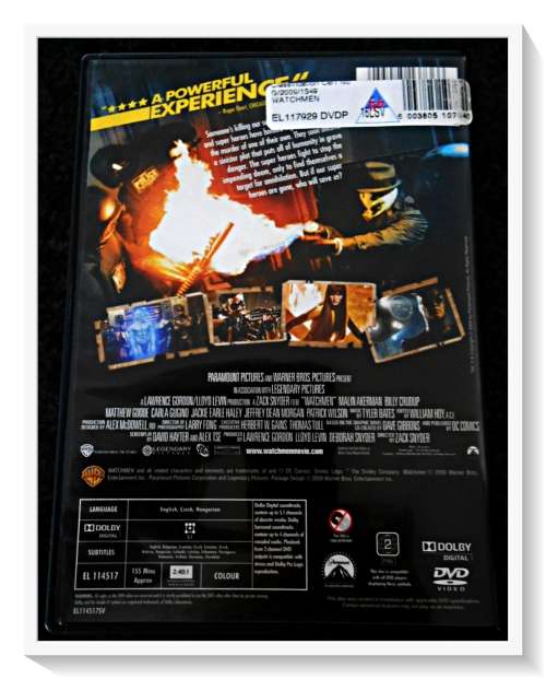 Watchmen - MARVEL/Superheroes - DVD - Case/Disc& Cover Sleeve in Very Good Condition*