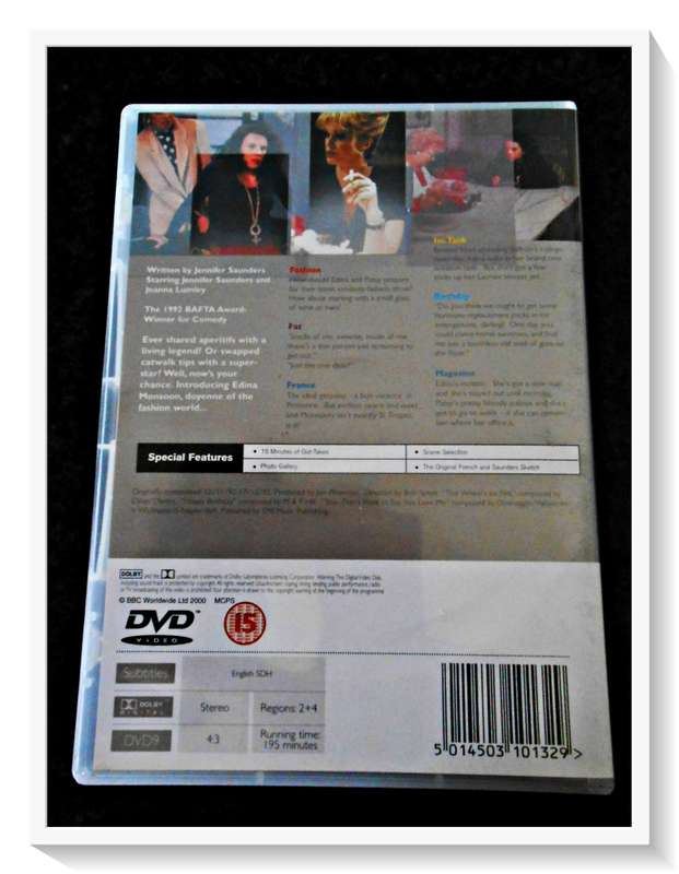 Absolutely Fabulous - Season 1 - DVD - British Comedy - Disc & Casing in Very Good Condition*