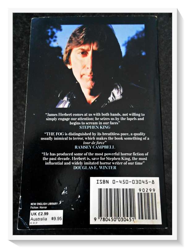 James Herbert: The Fog - New English Library (NEL) - 1989 - Condition: B+ to A (Excellent)