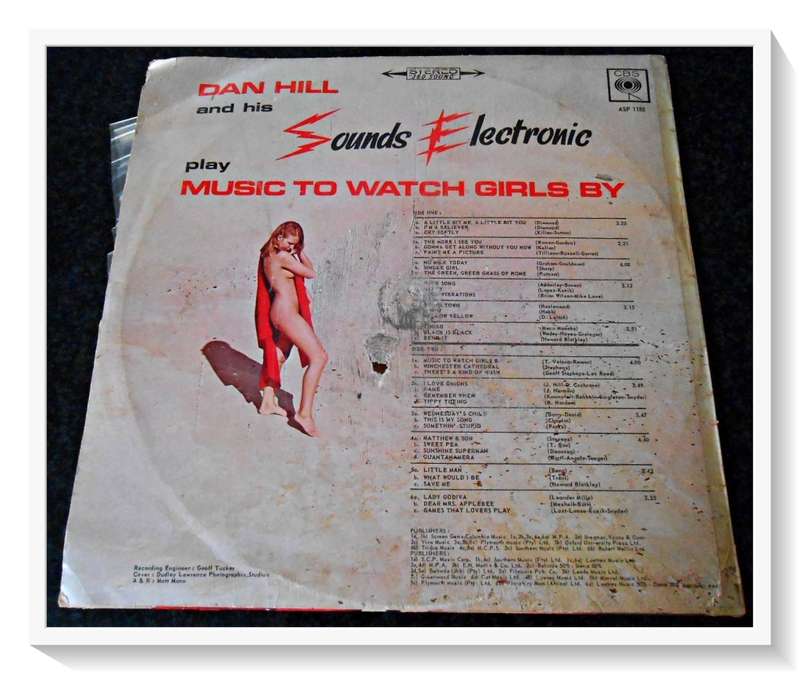 DAN HILL: Sounds Electronic - Music to Watch Girls by - Various Great Hits - LP (Good) Sleeve (Fair)
